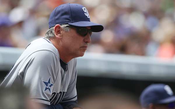 San Diego Padres manager Bud Black has a 568-633 record seven plus seasons with the team. (AP Photo/David Zalubowski)